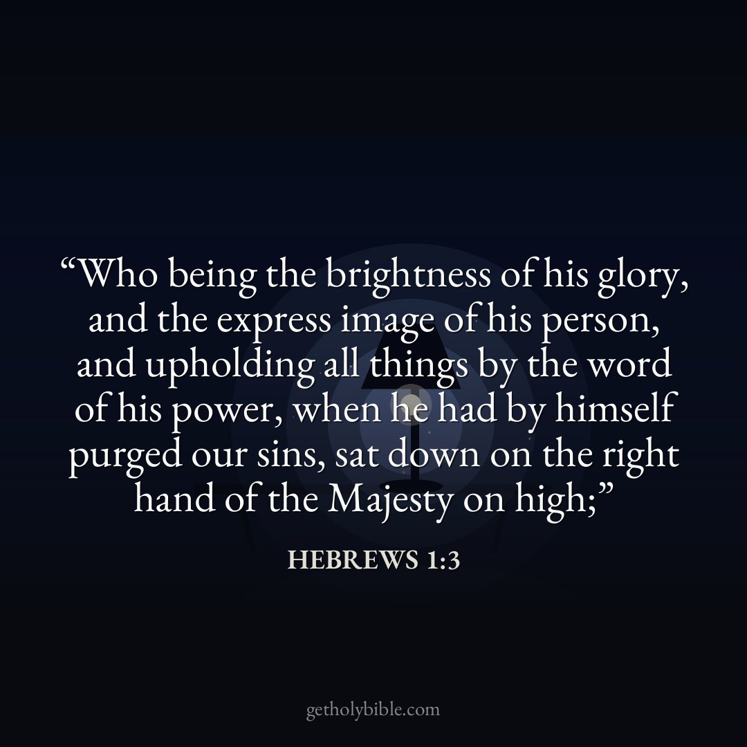 Verse of the Day — Hebrews 1:3