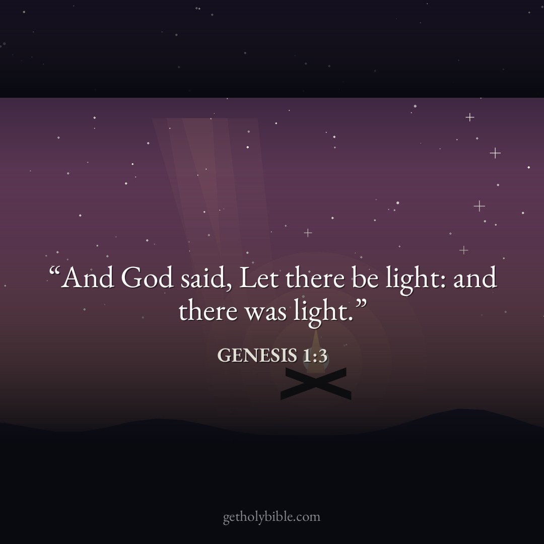 Verse of the Day — Genesis 1:3