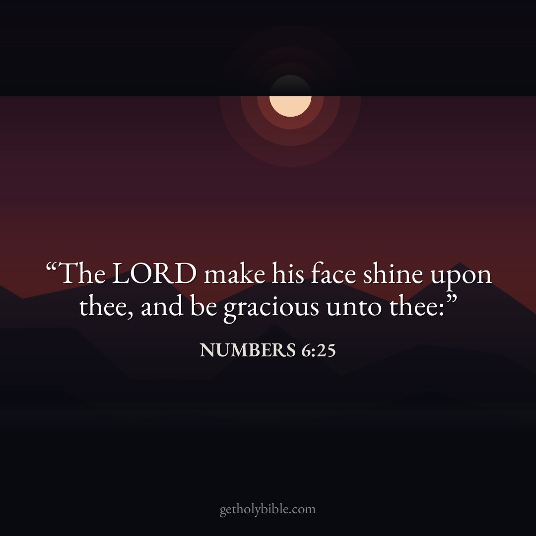 Verse of the Day — Numbers 6:25