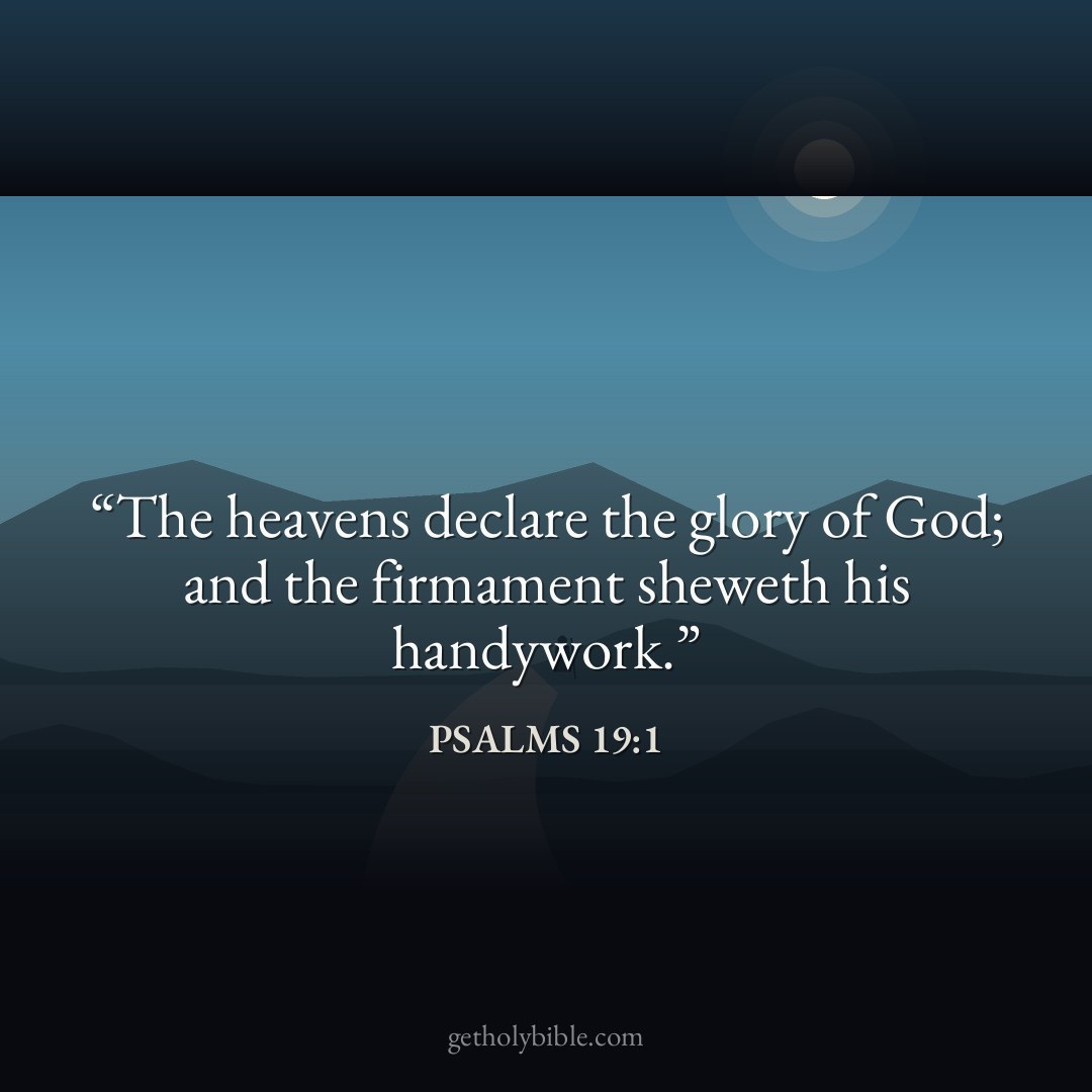 Verse of the Day — Psalms 19:1