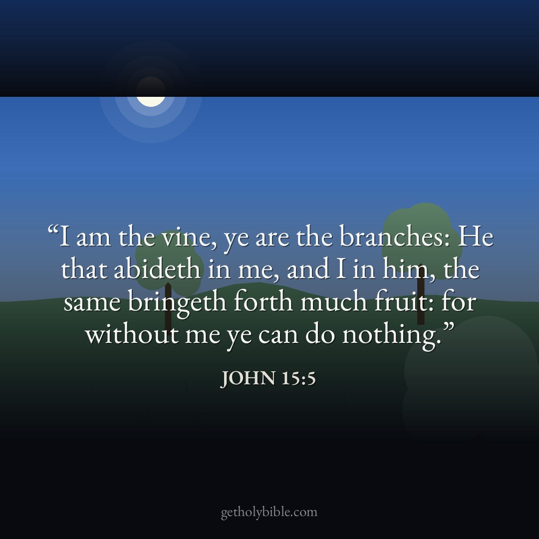 Verse of the Day — John 15:5
