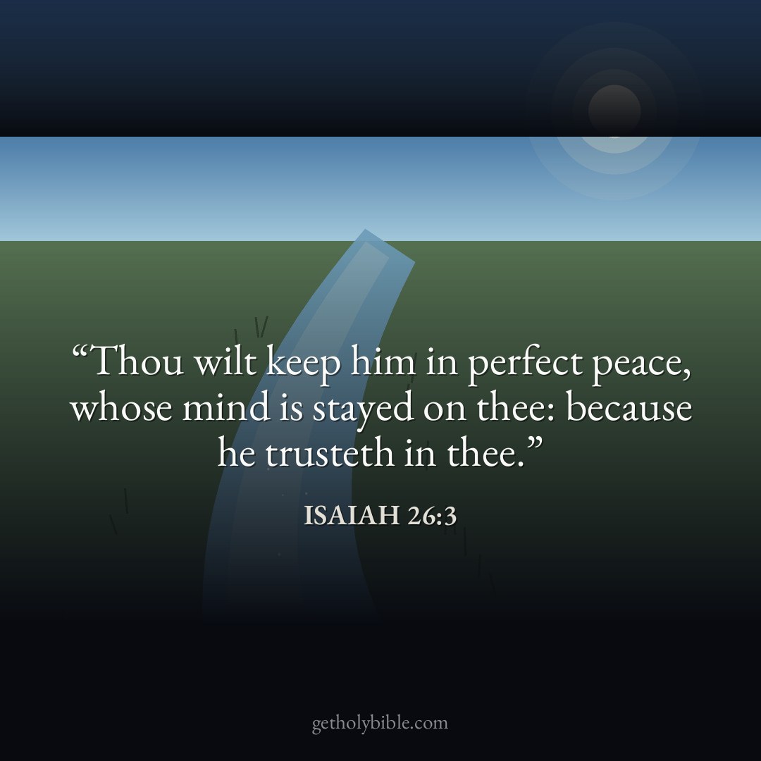 Verse of the Day — Isaiah 26:3