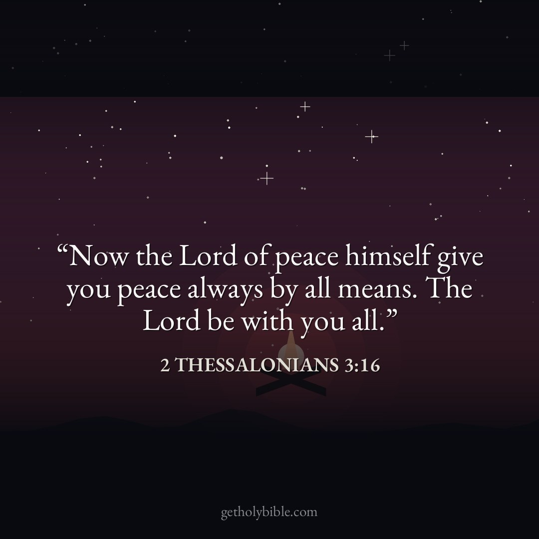 Verse of the Day — 2 Thessalonians 3:16