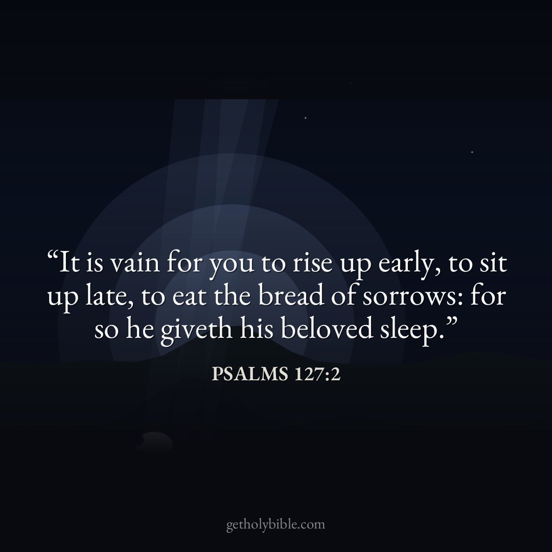 Verse of the Day — Psalms 127:2