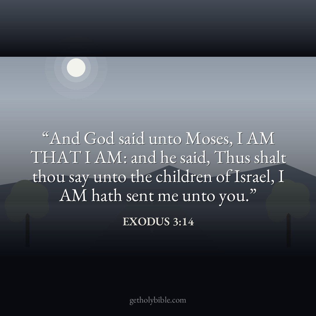 Verse of the Day — Exodus 3:14