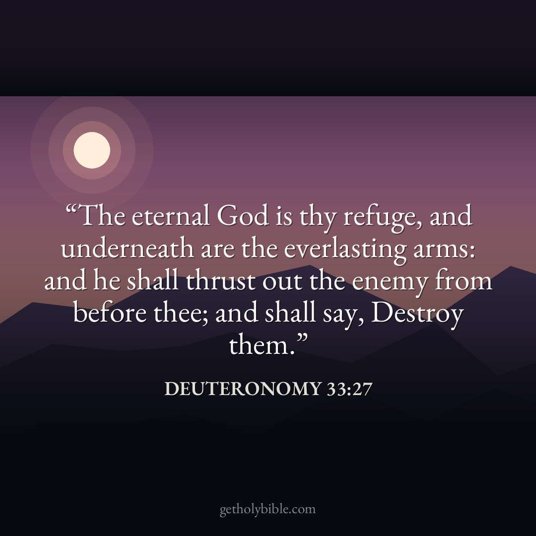 Verse of the Day — Deuteronomy 33:27