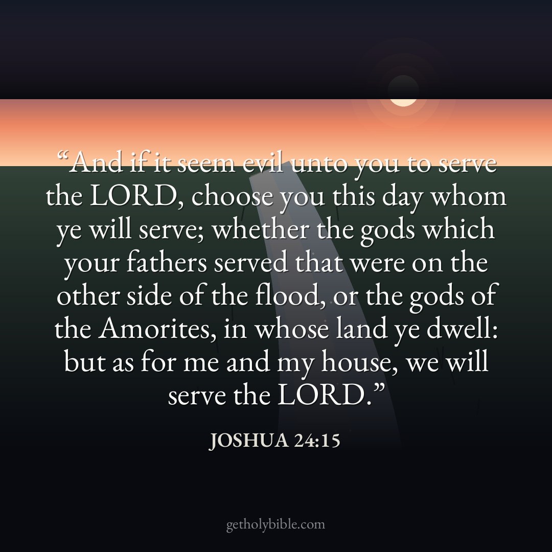 Verse of the Day — Joshua 24:15