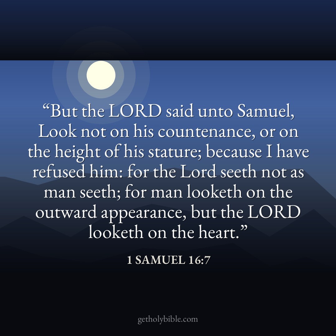 Verse of the Day — 1 Samuel 16:7