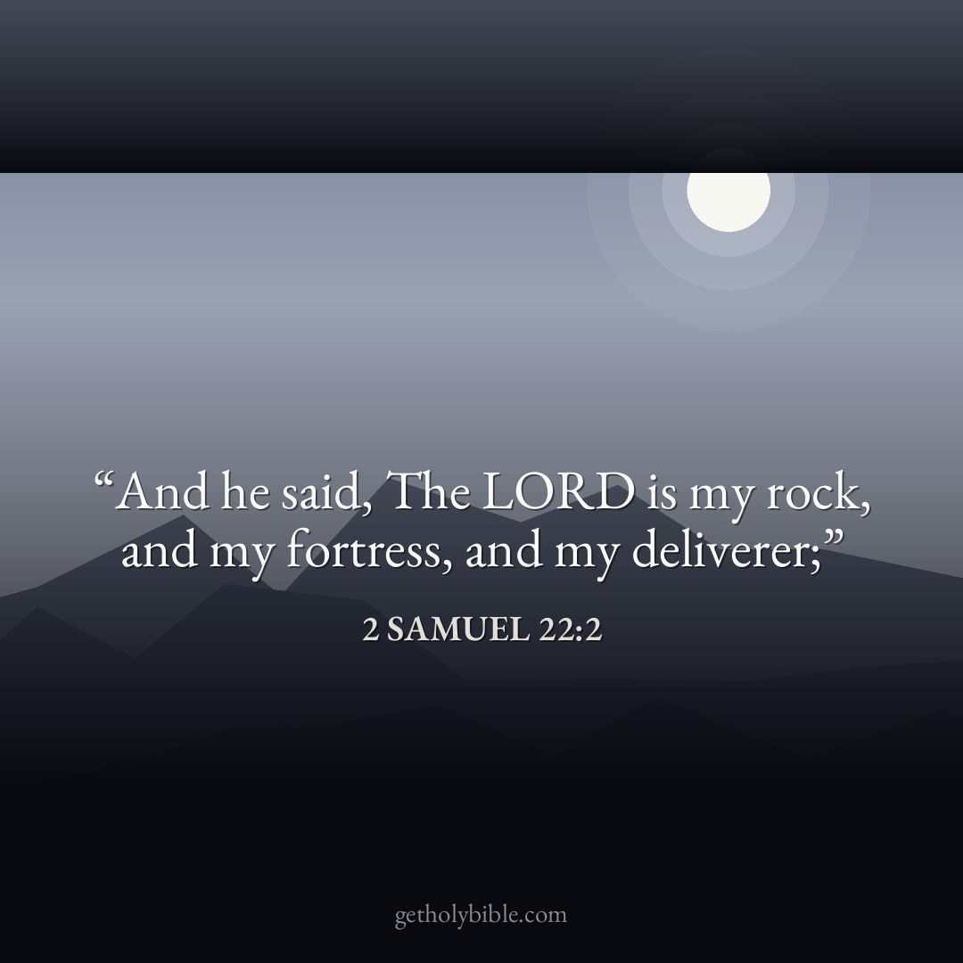Verse of the Day — 2 Samuel 22:2