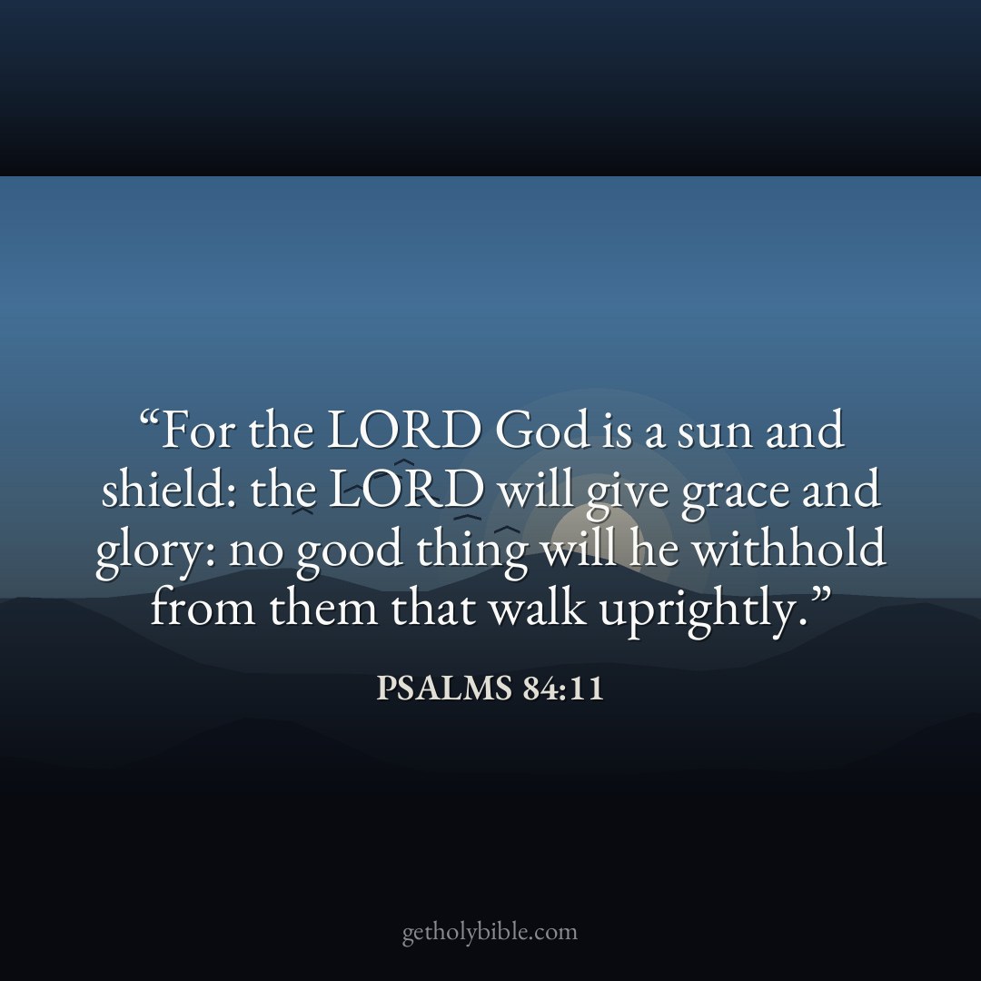 Verse of the Day — Psalms 84:11