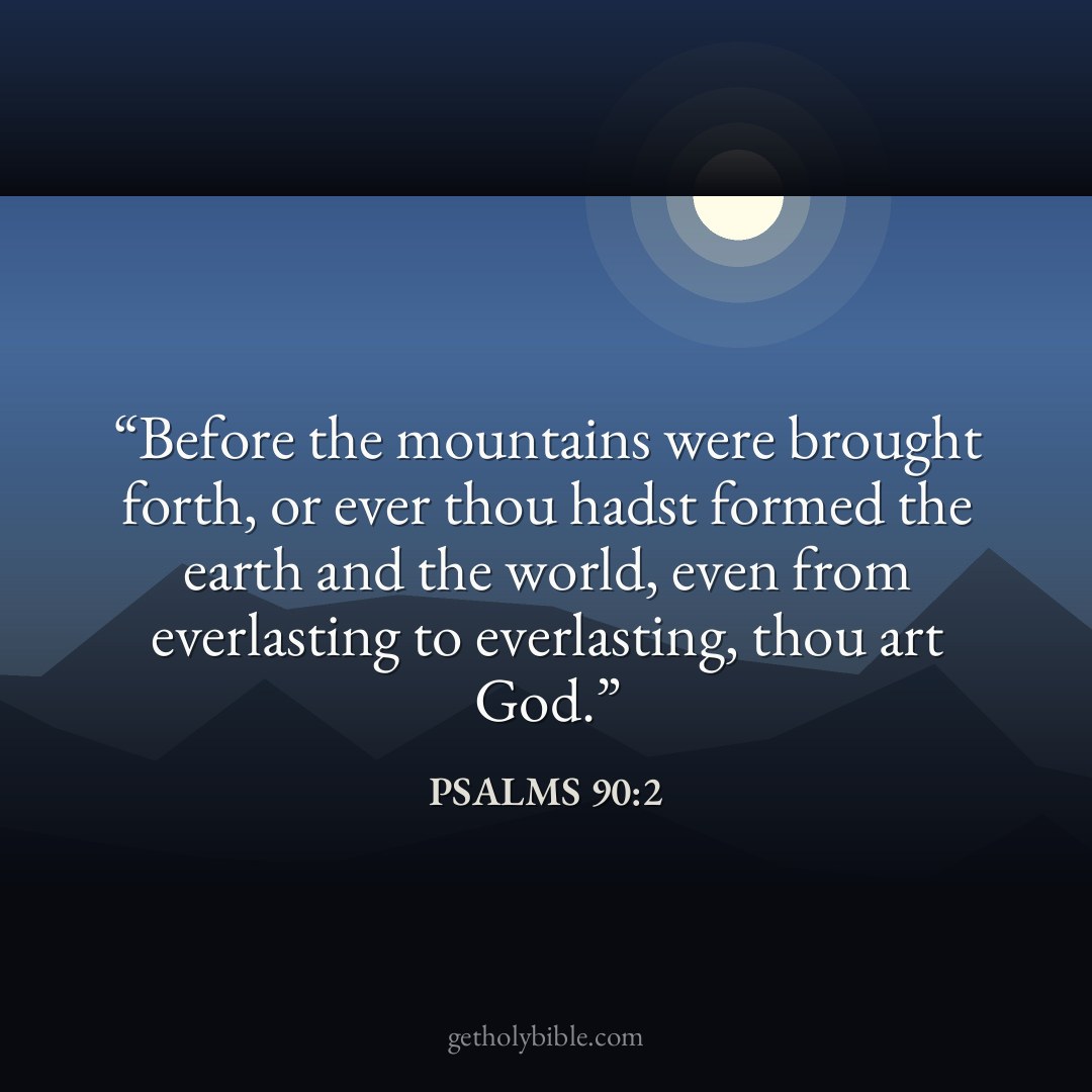 Verse of the Day — Psalms 90:2