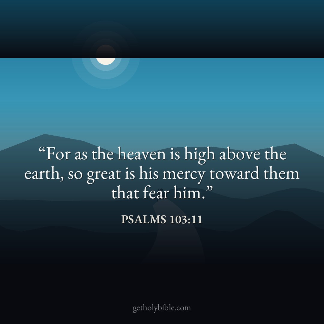 Verse of the Day — Psalms 103:11