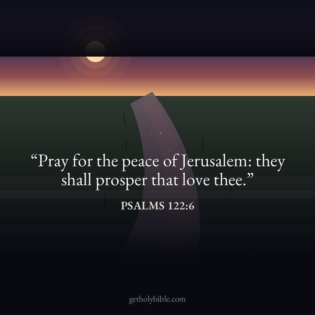 Verse of the Day — Psalms 122:6