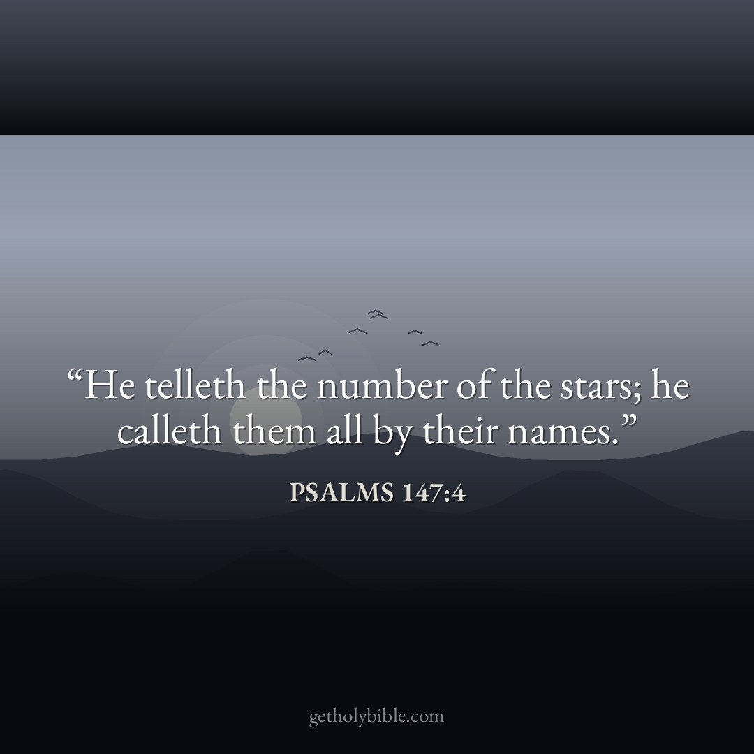 Verse of the Day — Psalms 147:4