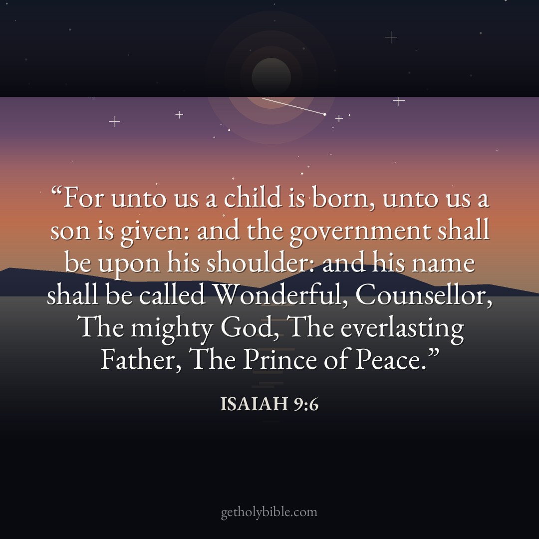 Verse of the Day — Isaiah 9:6