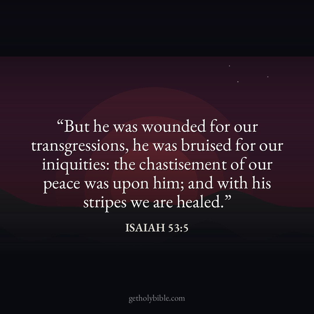 Verse of the Day — Isaiah 53:5