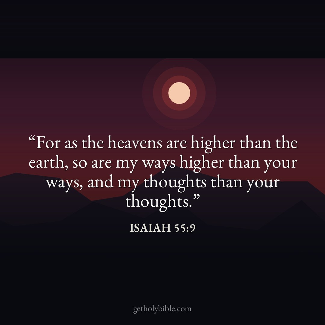 Verse of the Day — Isaiah 55:9