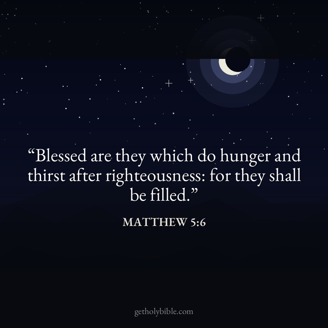 Verse of the Day — Matthew 5:6