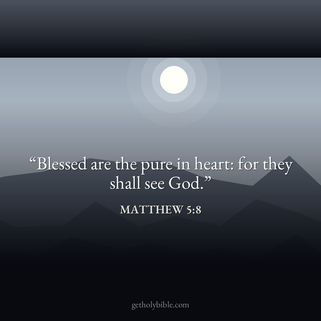 Verse of the Day — Matthew 5:8
