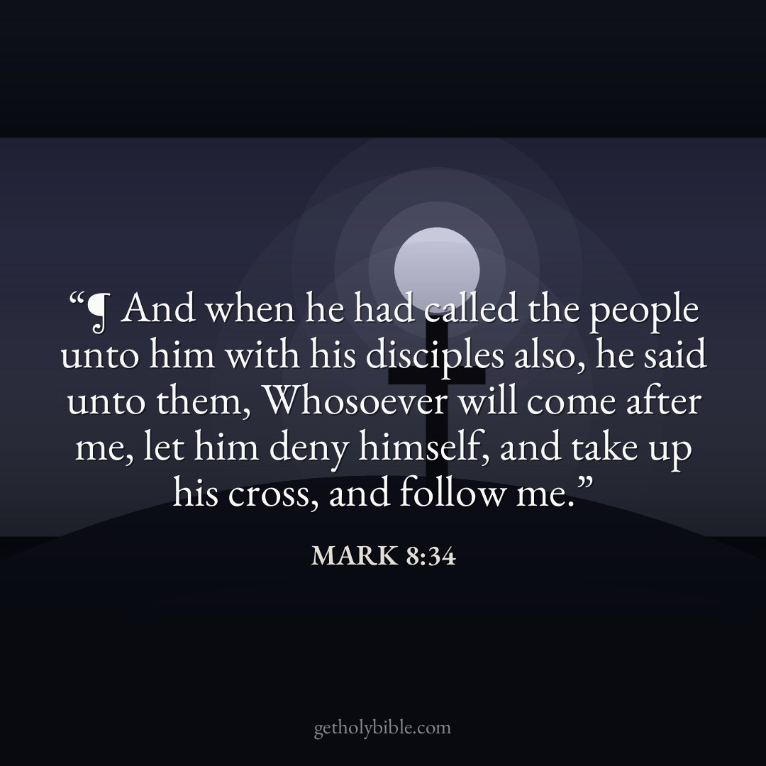 Verse of the Day — Mark 8:34