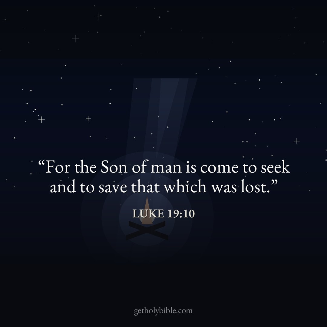Verse of the Day — Luke 19:10