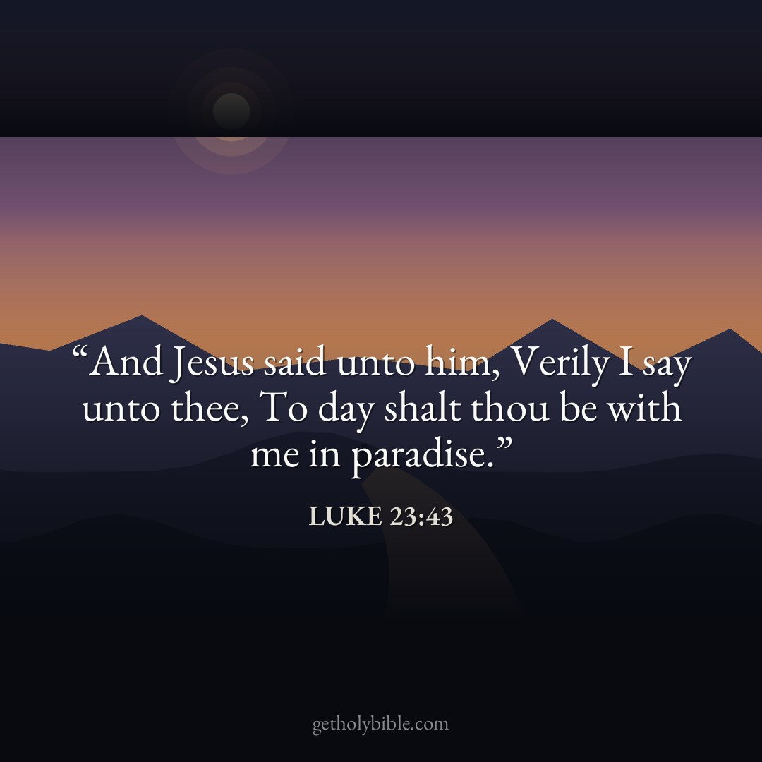 Verse of the Day — Luke 23:43