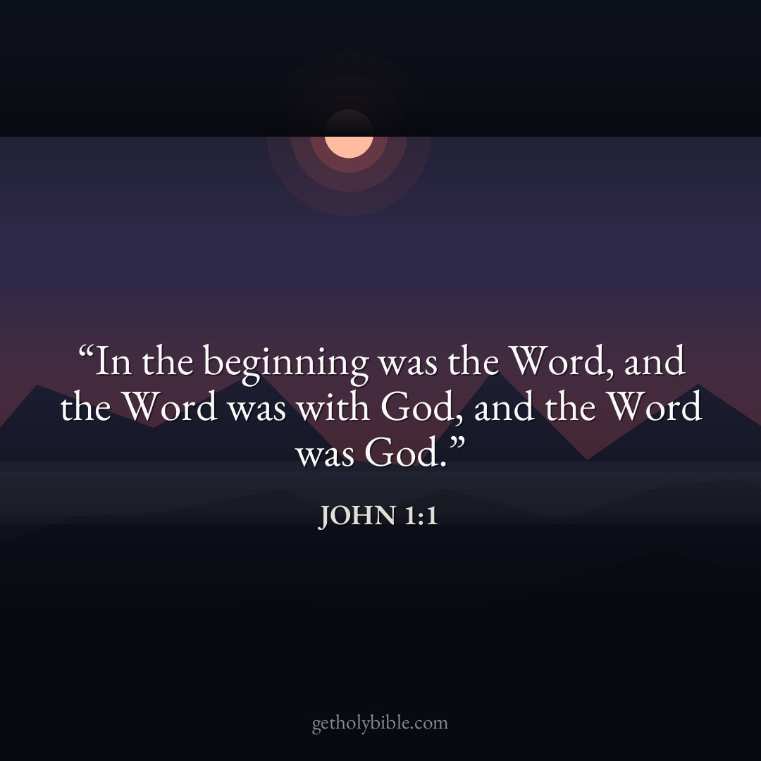 Verse of the Day — John 1:1