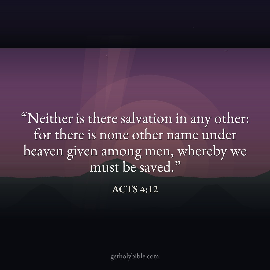 Verse of the Day — Acts 4:12