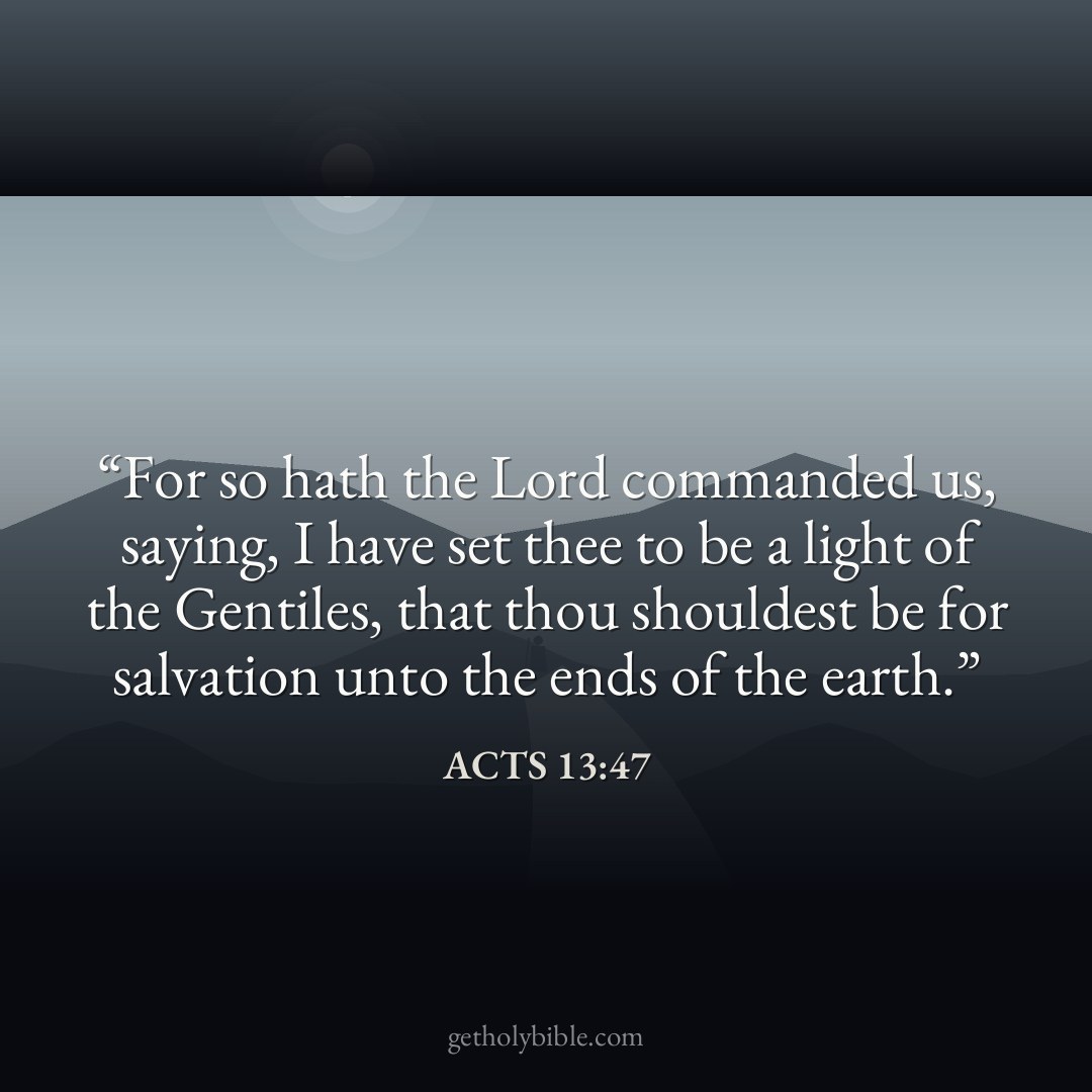 Verse of the Day — Acts 13:47
