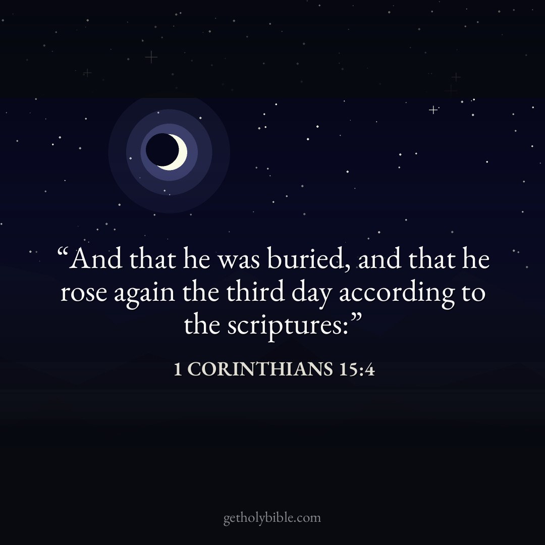 Verse of the Day — 1 Corinthians 15:4