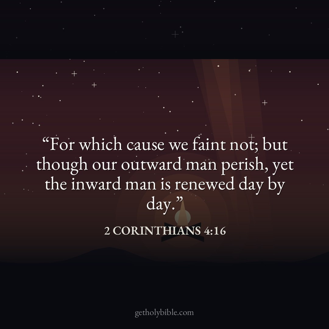 Verse of the Day — 2 Corinthians 4:16