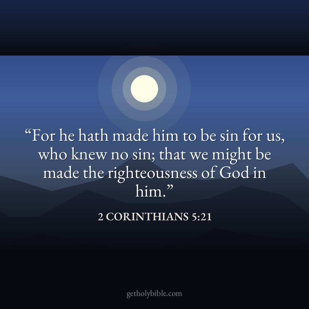 Verse of the Day — 2 Corinthians 5:21