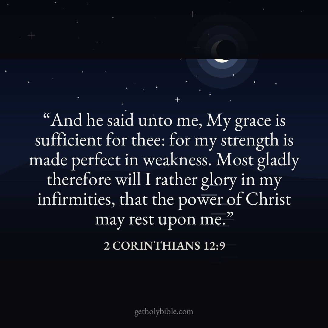 Verse of the Day — 2 Corinthians 12:9