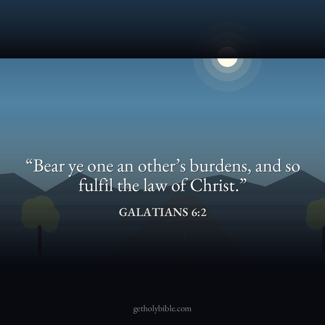Verse of the Day — Galatians 6:2
