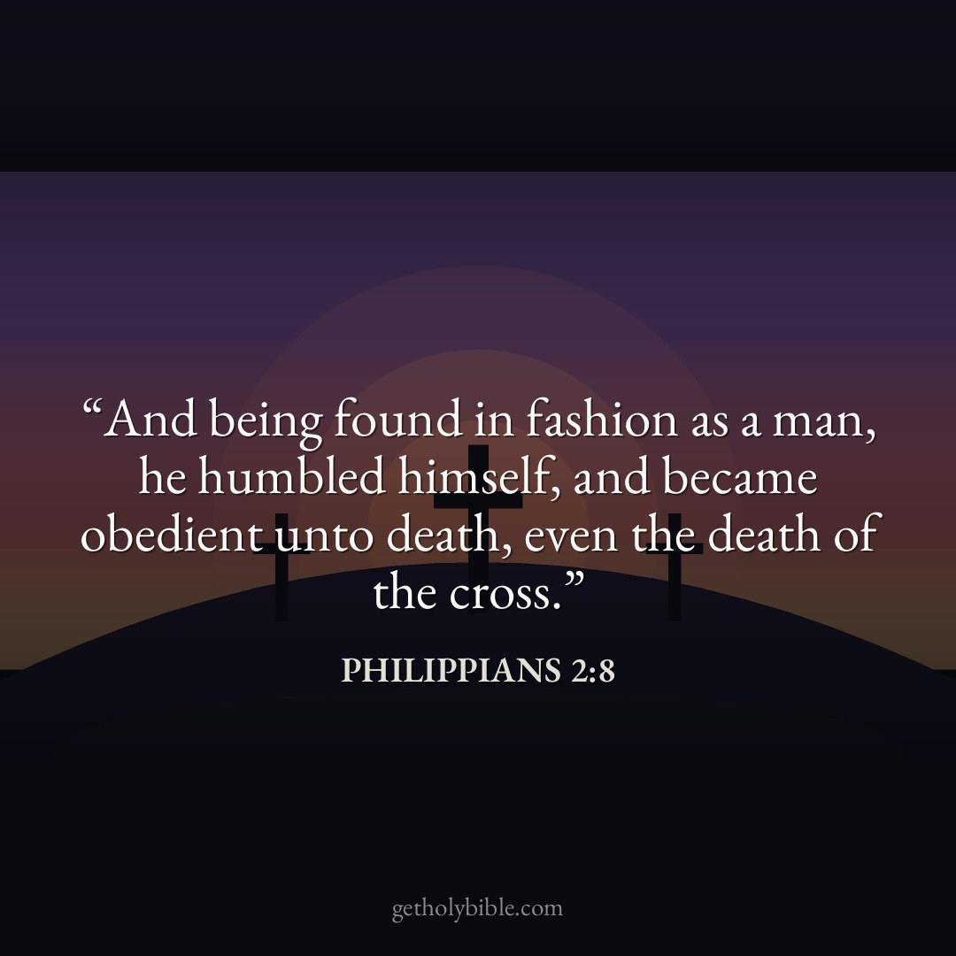Verse of the Day — Philippians 2:8