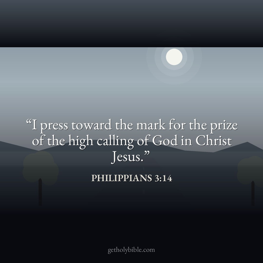 Verse of the Day — Philippians 3:14
