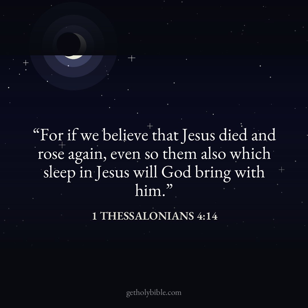 Verse of the Day — 1 Thessalonians 4:14