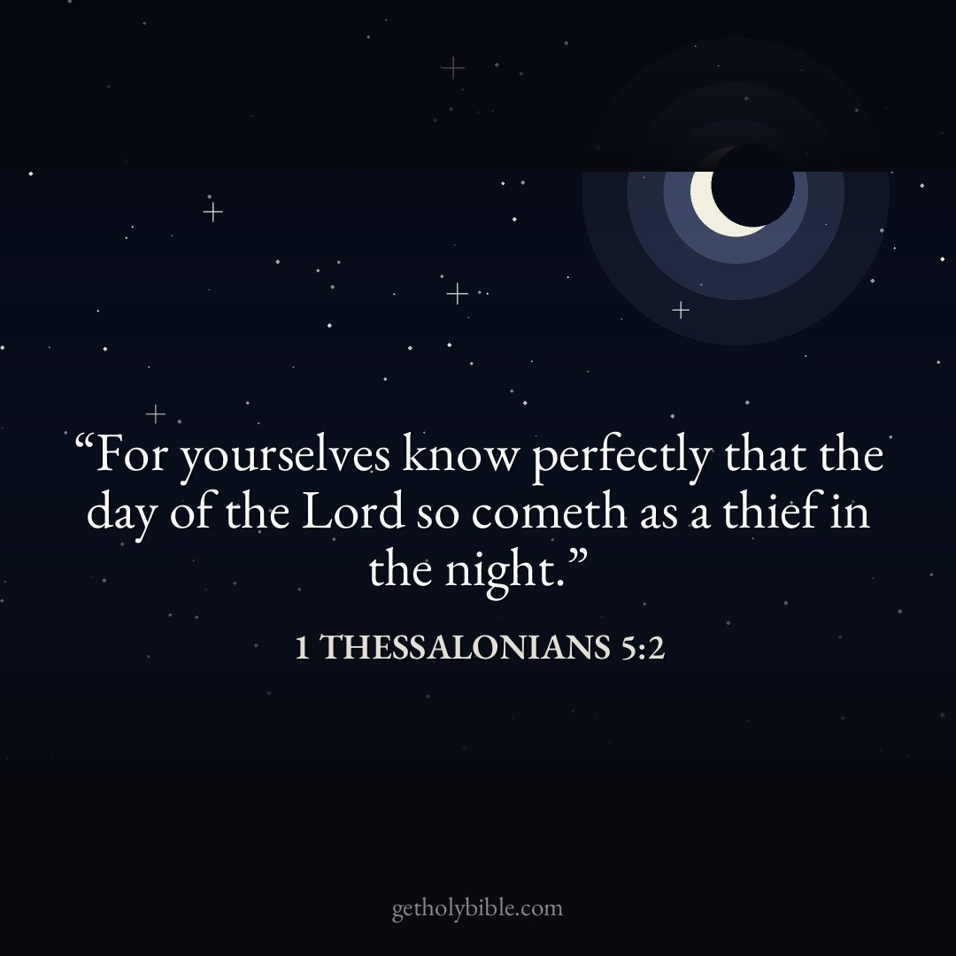 Verse of the Day — 1 Thessalonians 5:2