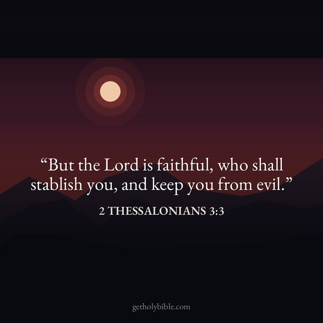 Verse of the Day — 2 Thessalonians 3:3