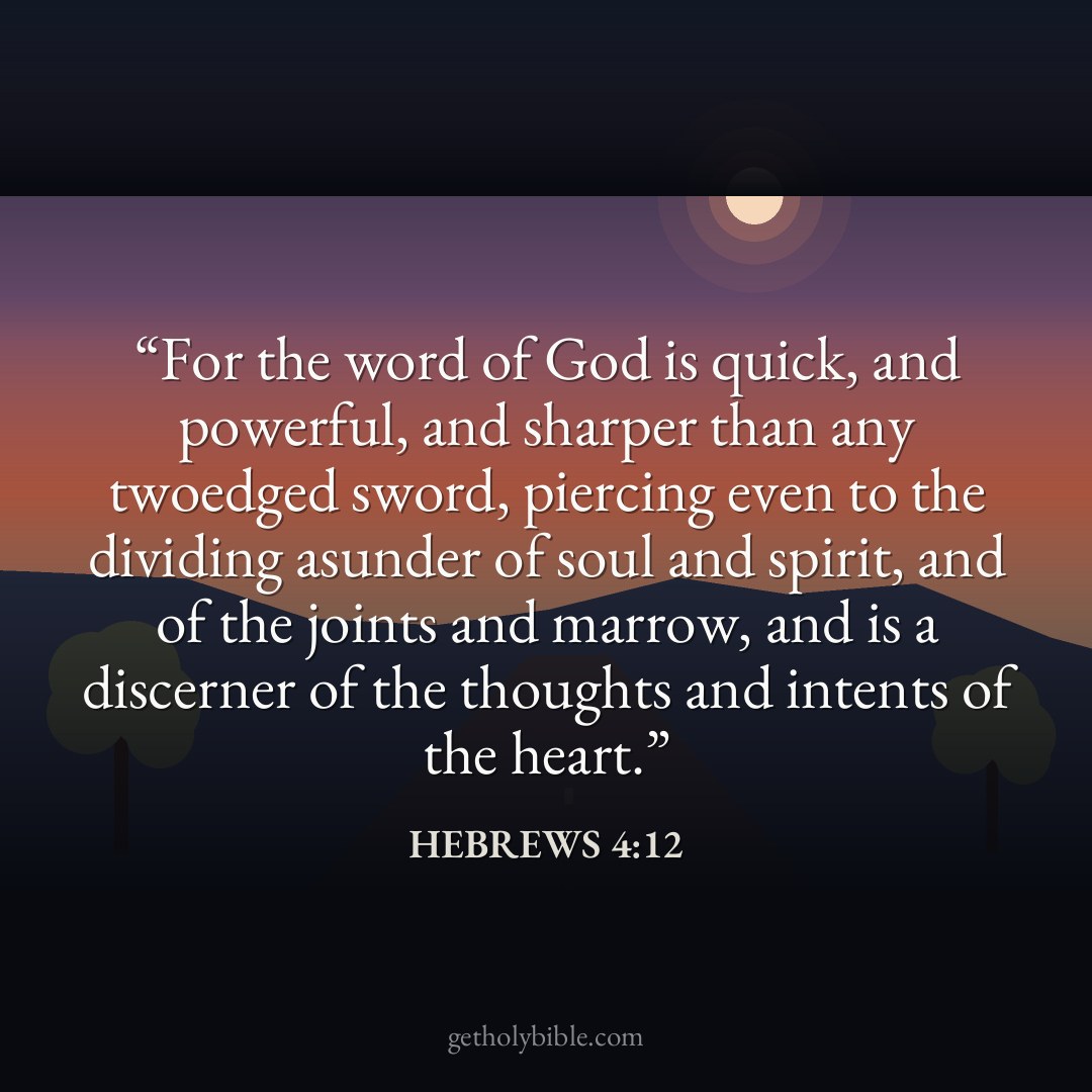 Verse of the Day — Hebrews 4:12