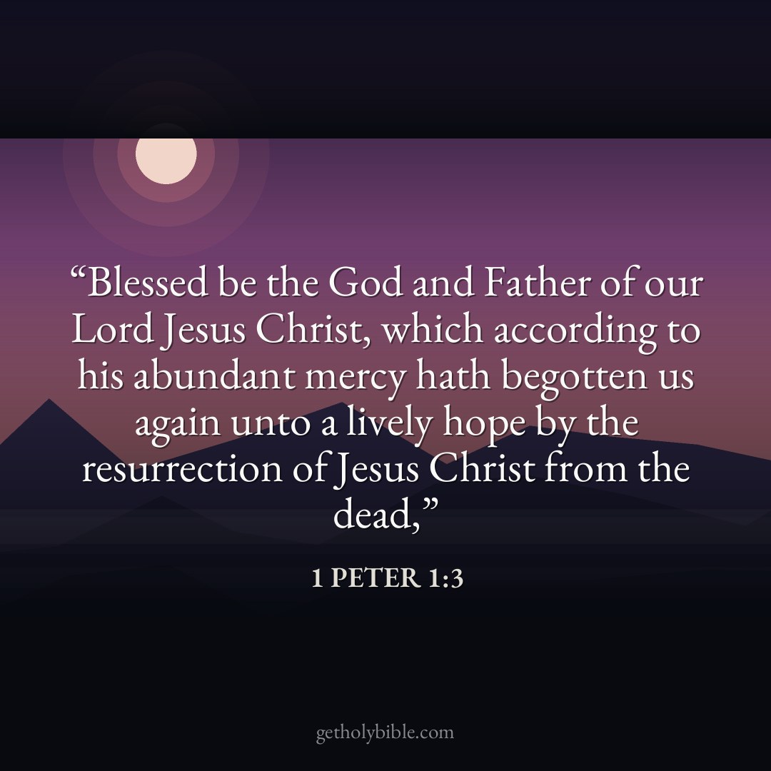 Verse of the Day — 1 Peter 1:3