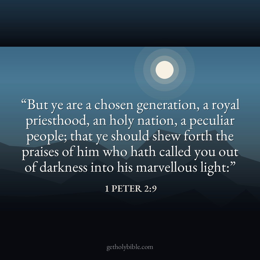 Verse of the Day — 1 Peter 2:9