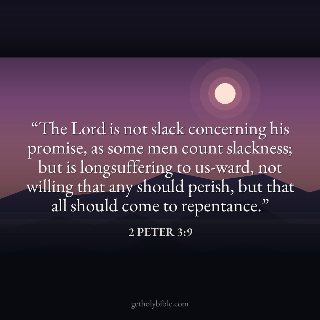 Verse of the Day — 2 Peter 3:9