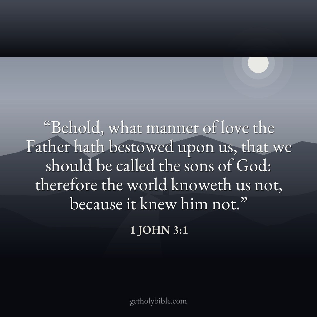 Verse of the Day — 1 John 3:1