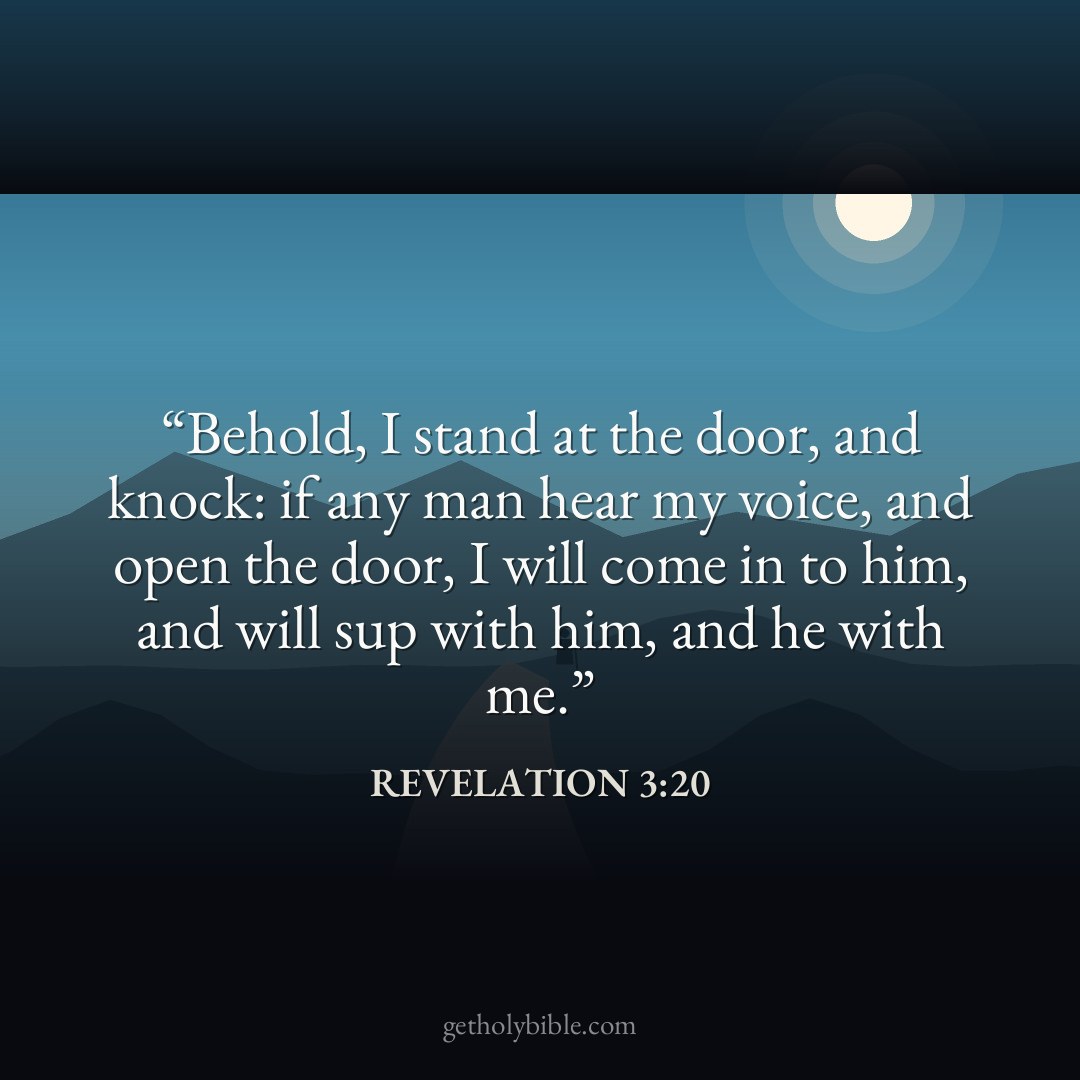 Verse of the Day — Revelation 3:20