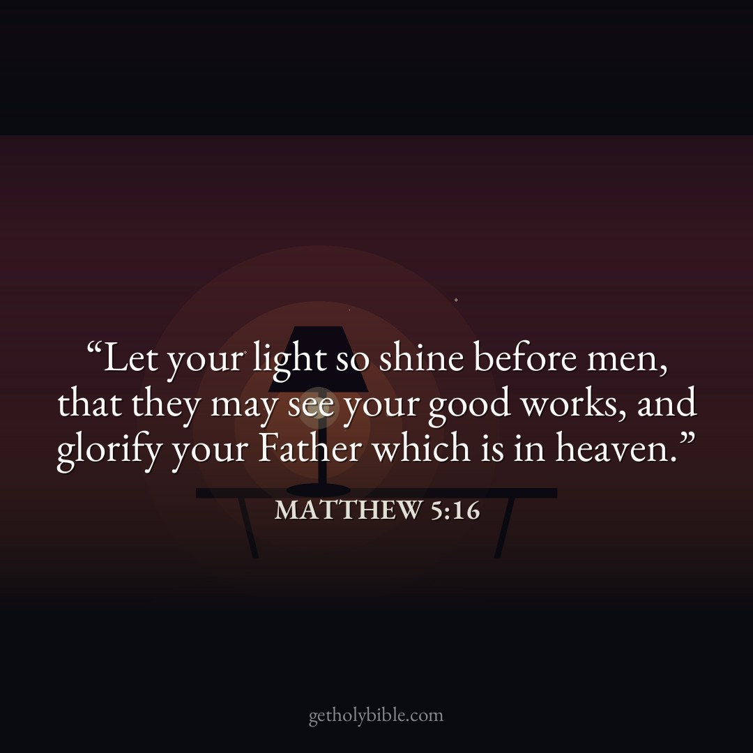 Verse of the Day — Matthew 5:16
