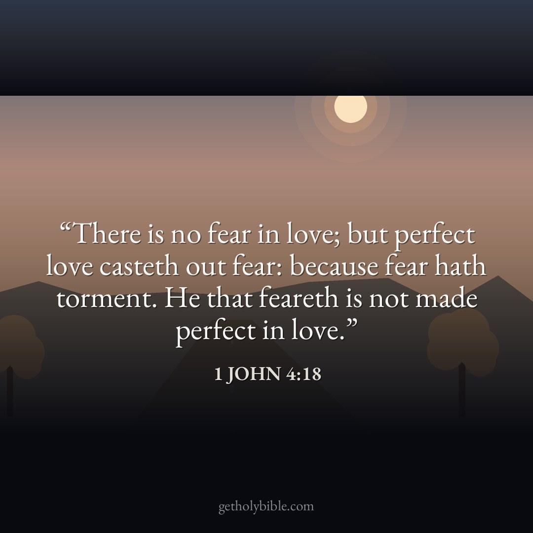 Verse of the Day — 1 John 4:18