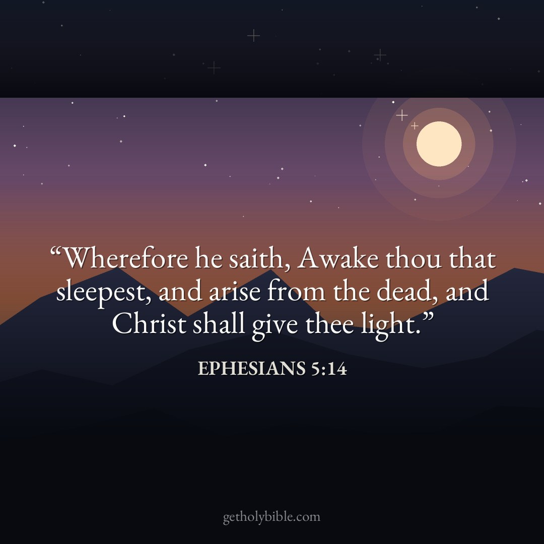 Verse of the Day — Ephesians 5:14