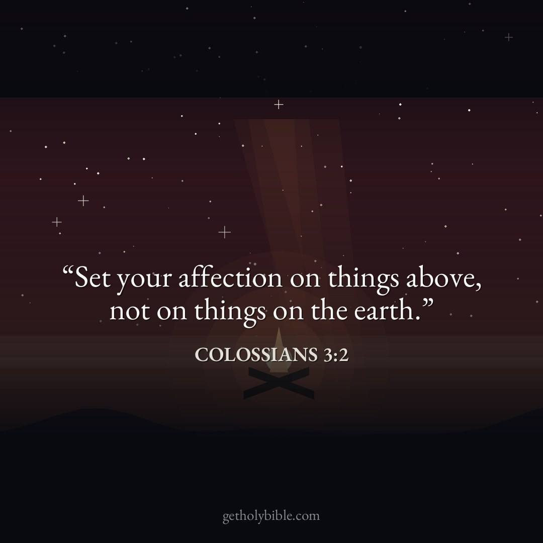 Verse of the Day — Colossians 3:2