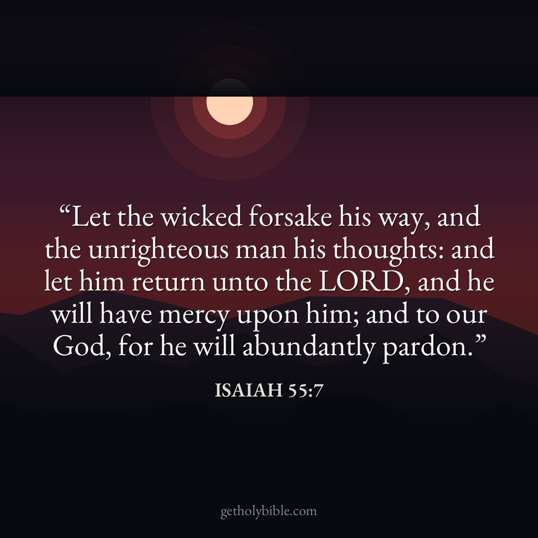 Verse of the Day — Isaiah 55:7